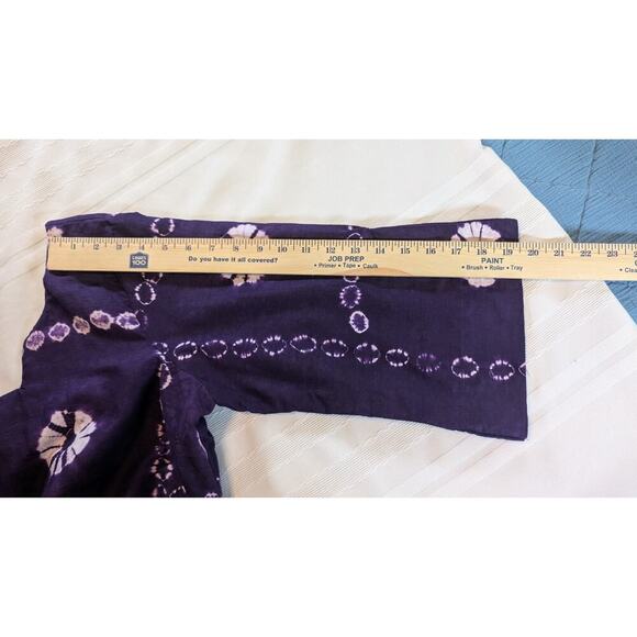Custom Made 2-Piece Purple Boho Batik Skirt & Blouse Set – Size 2X (Adjustable) - Picture 8 of 15